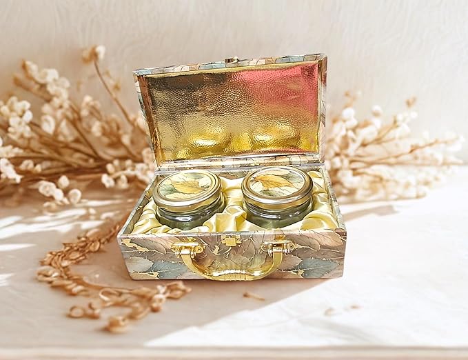 Premium Assorted Nuts in 2 Glass Jars