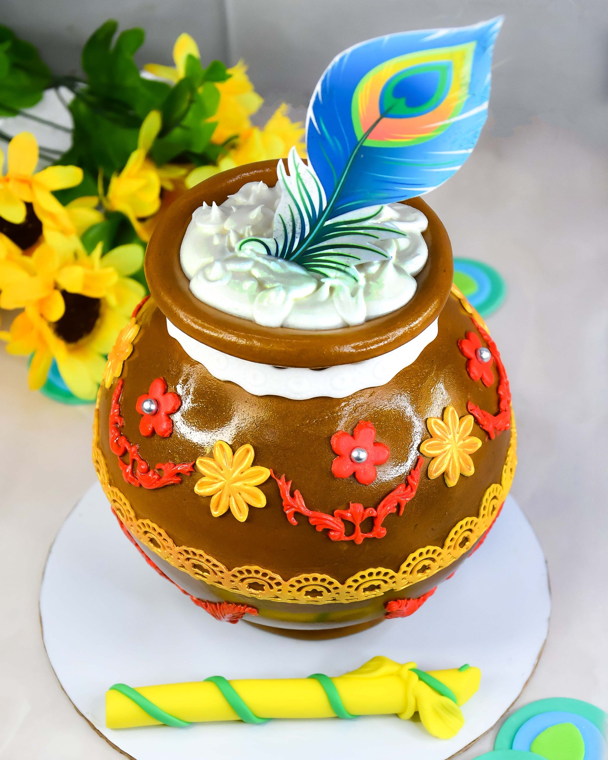 Handi Makhan Janmashtami Cake (2 Pound)