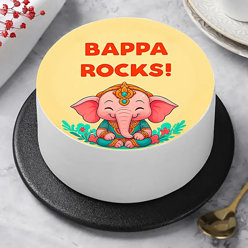 Choco Cream Cake for Ganesh Chaturthi
