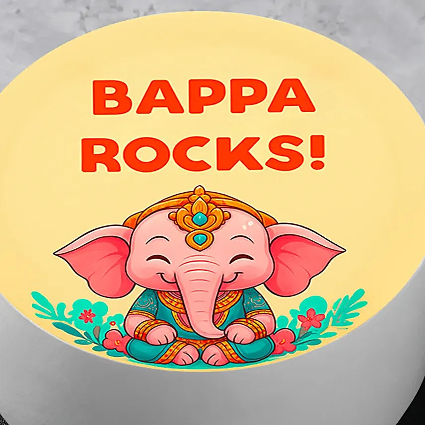 Choco Cream Cake for Ganesh Chaturthi