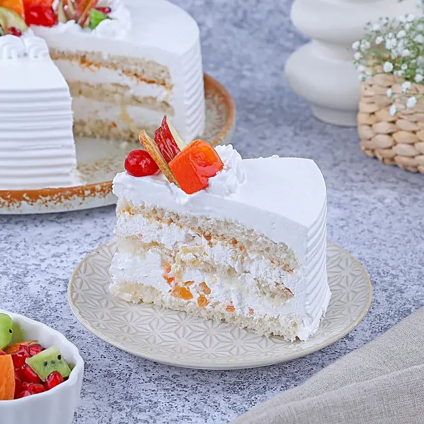 Exotic Fruit Medley Cake