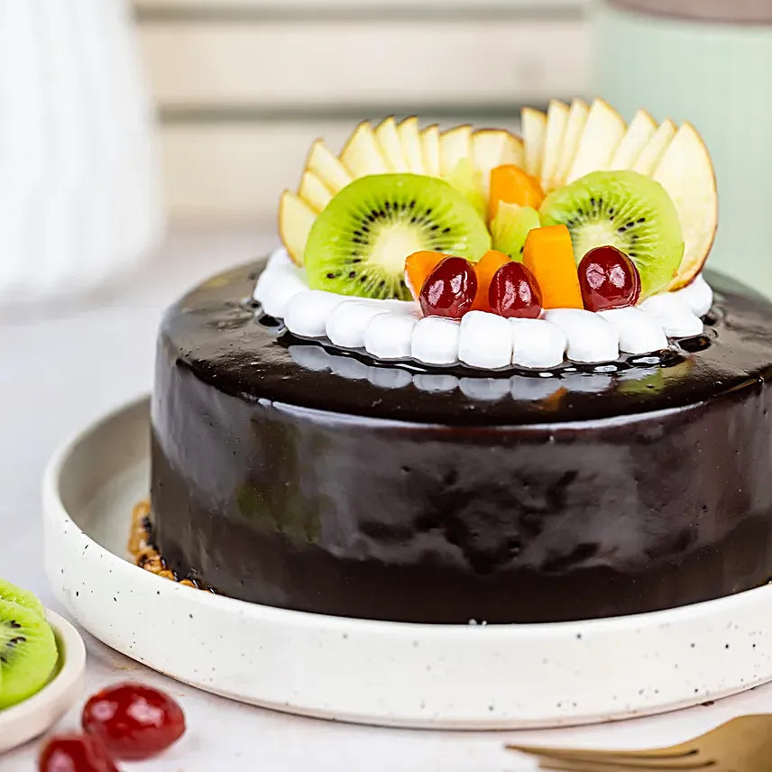 Fruit Chocolate Cake