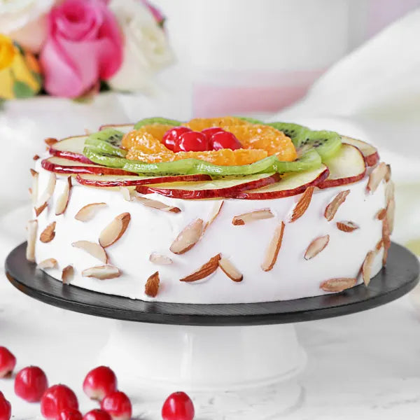 Fruit Burst Almond Cake (1 Pound)