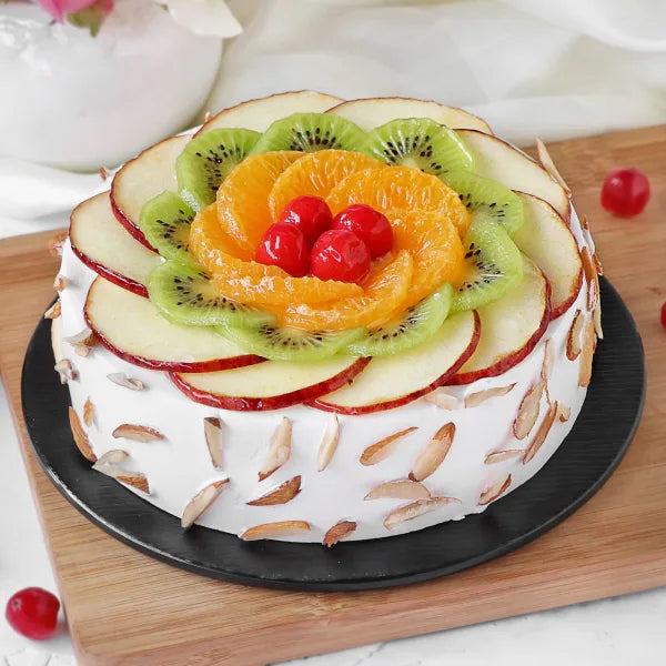Fruit Burst Almond Cake (1 Pound)