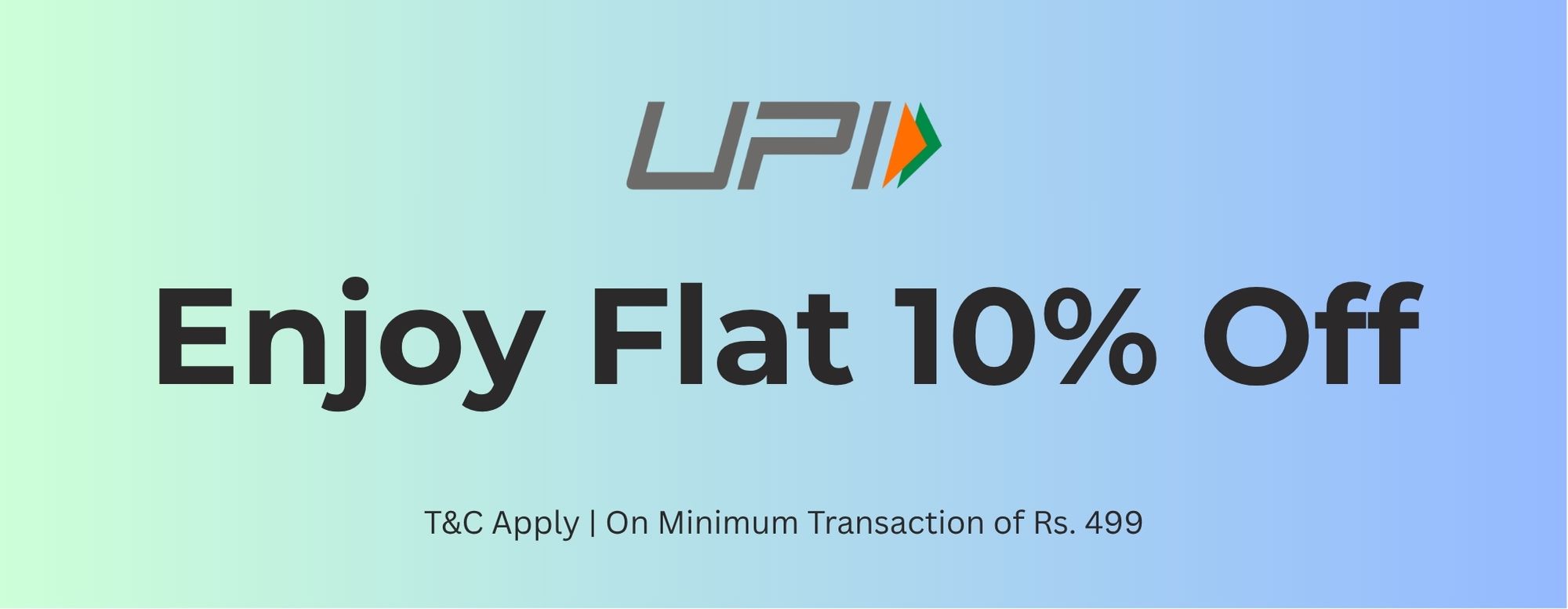 UPI Offer 10% off