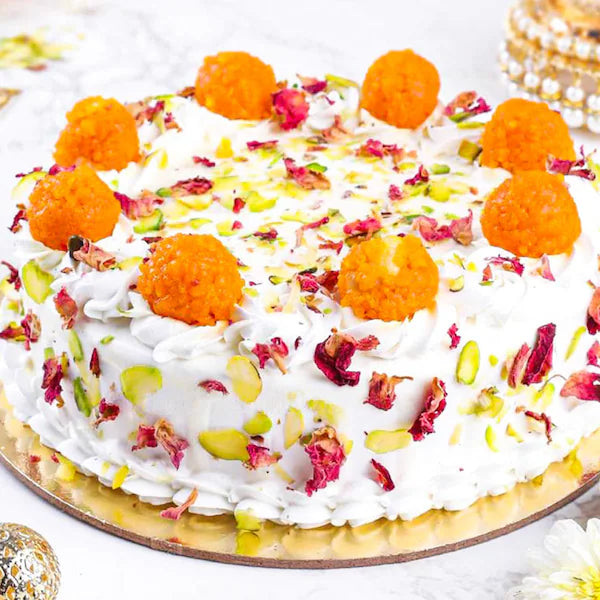 Motichoor Ladoo Cake (1 Pound)
