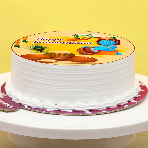 Janmashtami Poster Cake (1 Pound)