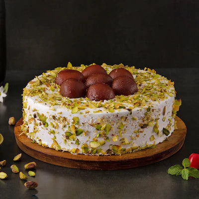Yummy Gulab Jamun Cake
