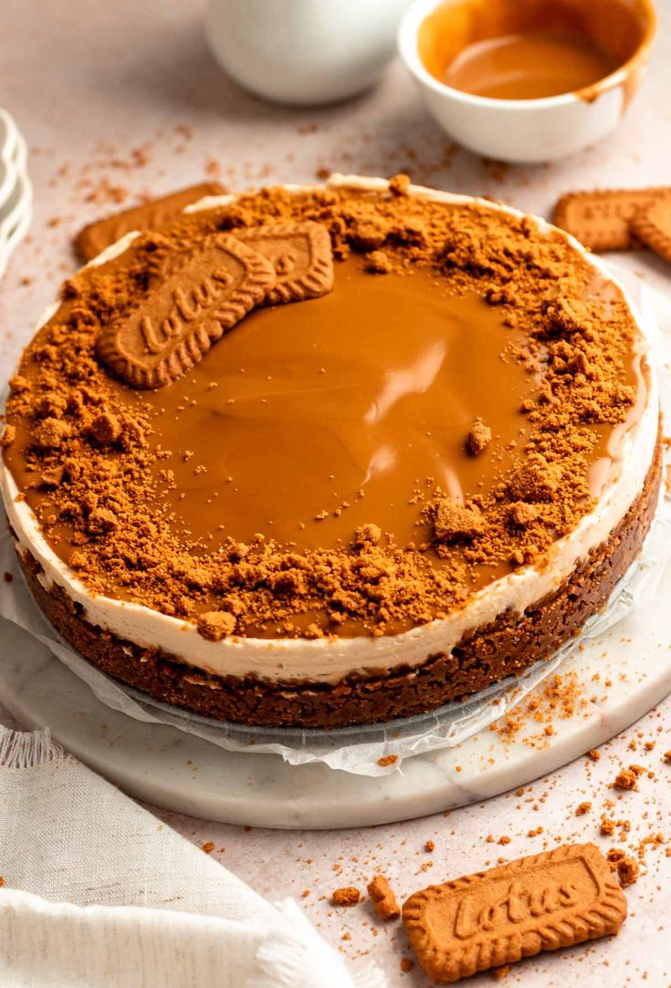 No Bake Biscoff Cheesecake (1 Pound)