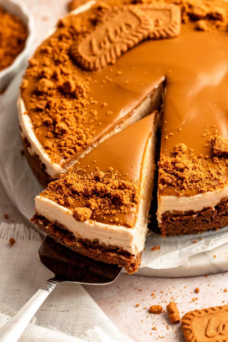 No Bake Biscoff Cheesecake (1 Pound)