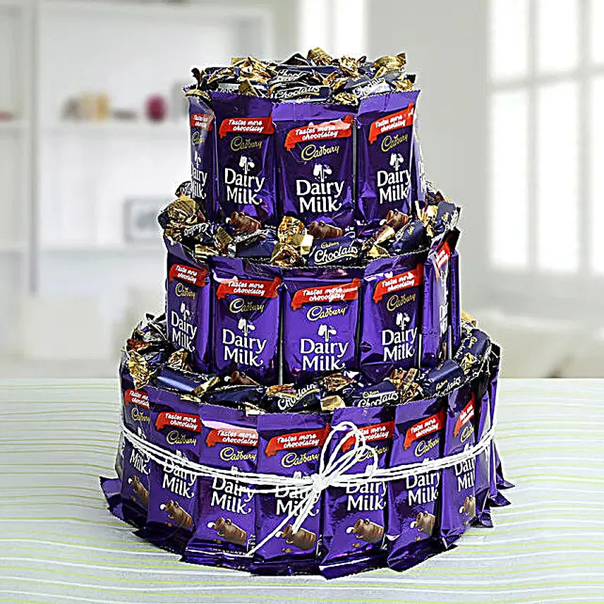 Beautiful Three Layer Chocolaty Wishes