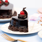 Chocolate Truffle Heart Cake