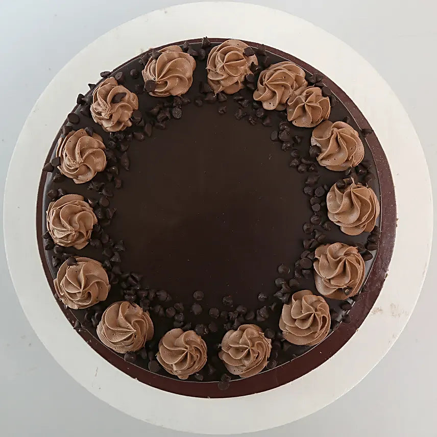 Cream Drop Chocolate Cake