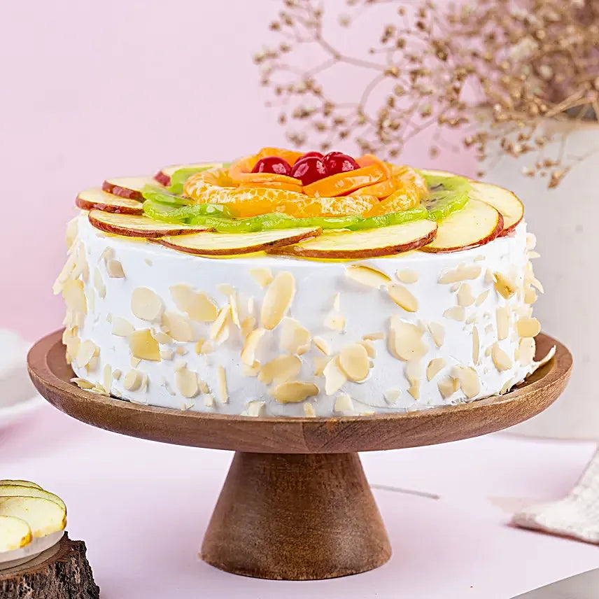 Creamy Vanilla Fruit Cake