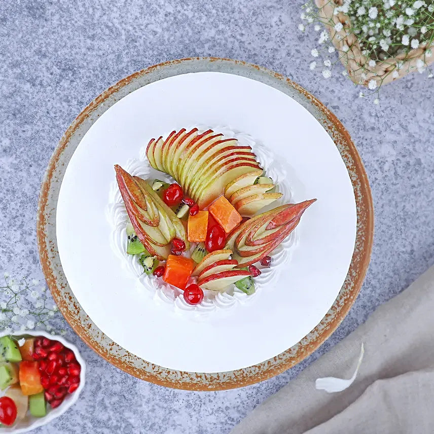 Exotic Fruit Medley Cake