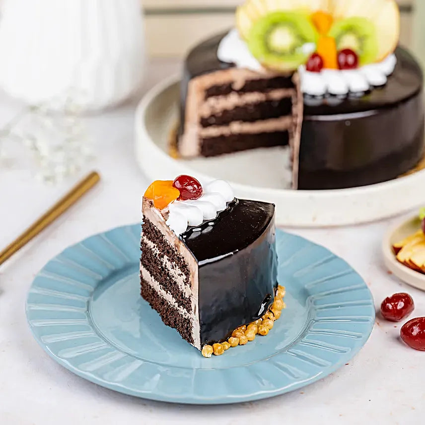 Fruit Chocolate Cake