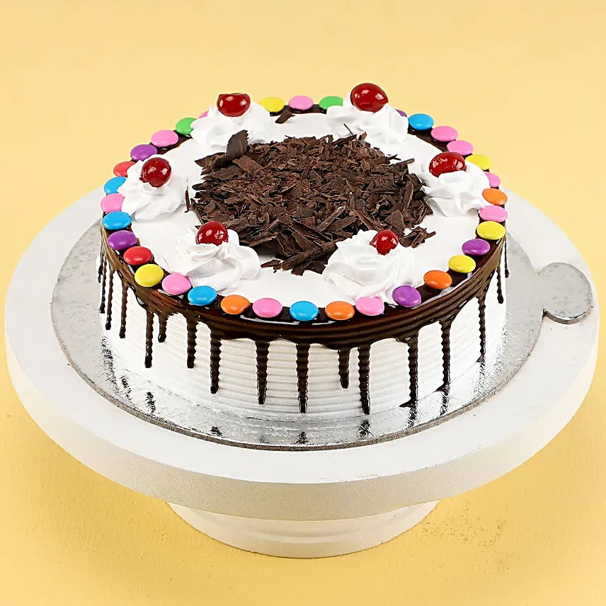 Gems On Top Black Forest Cake