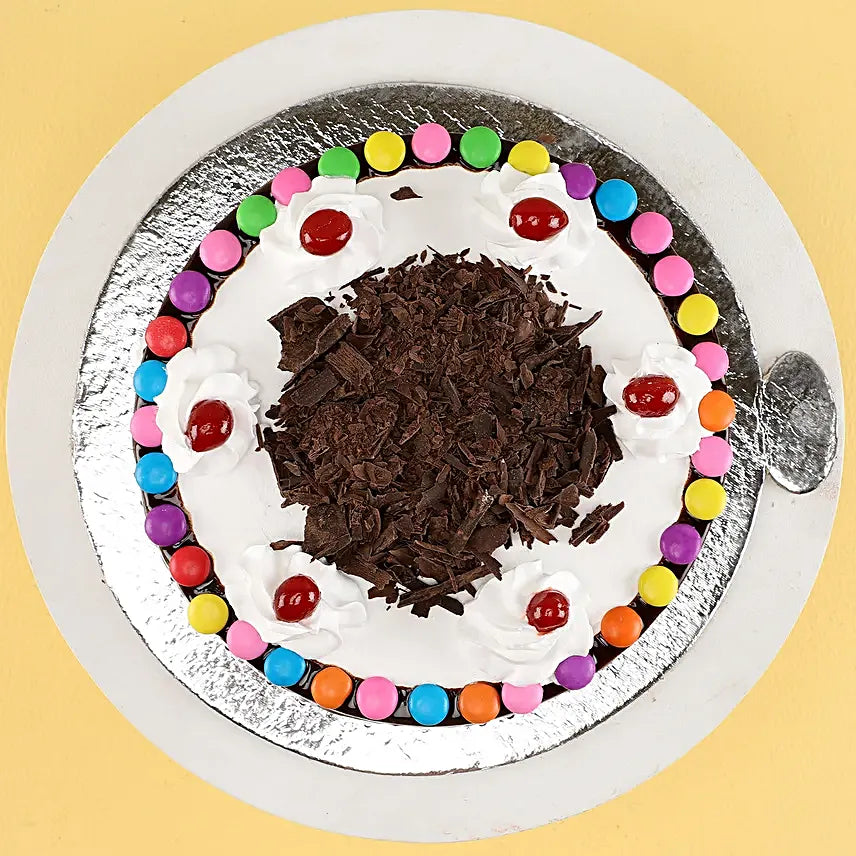 Gems On Top Black Forest Cake