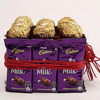 Glistening Ferrero Rocher Dairy Milk Vase