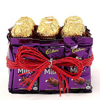 Glistening Ferrero Rocher Dairy Milk Vase