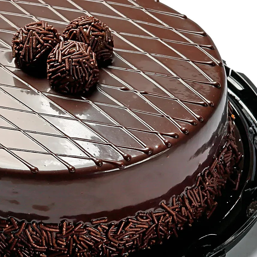 Heavenly Truffle Cream Cake