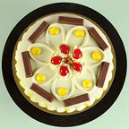 KitKat Butterscotch Cake