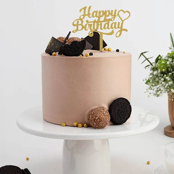 Choco Indulgence Birthday Cake (1 Pound)
