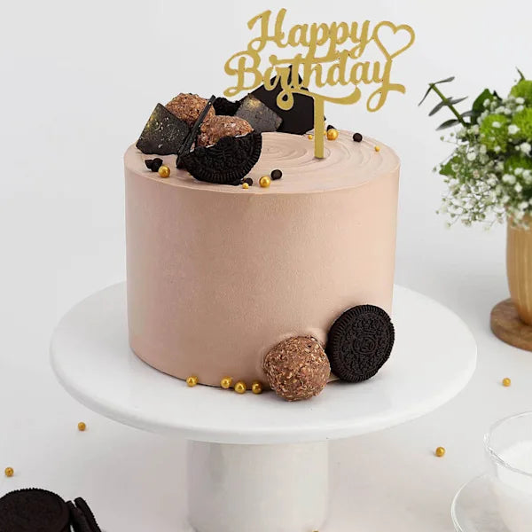 Choco Indulgence Birthday Cake (1 Pound)