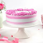 Pink Rosette Cake