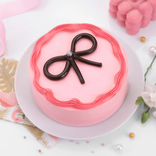 Pretty In Pink Bow-Themed Cake 1 Pound