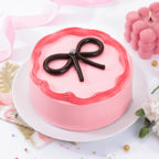 Pretty In Pink Bow-Themed Cake 1 Pound