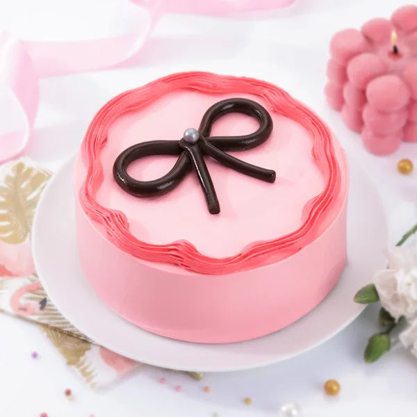 Pretty In Pink Bow-Themed Cake 1 Pound