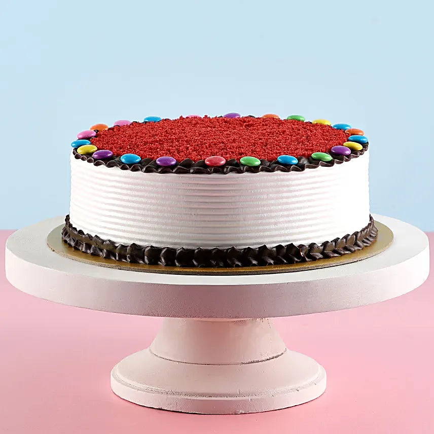 Red Velvet Gems Cake