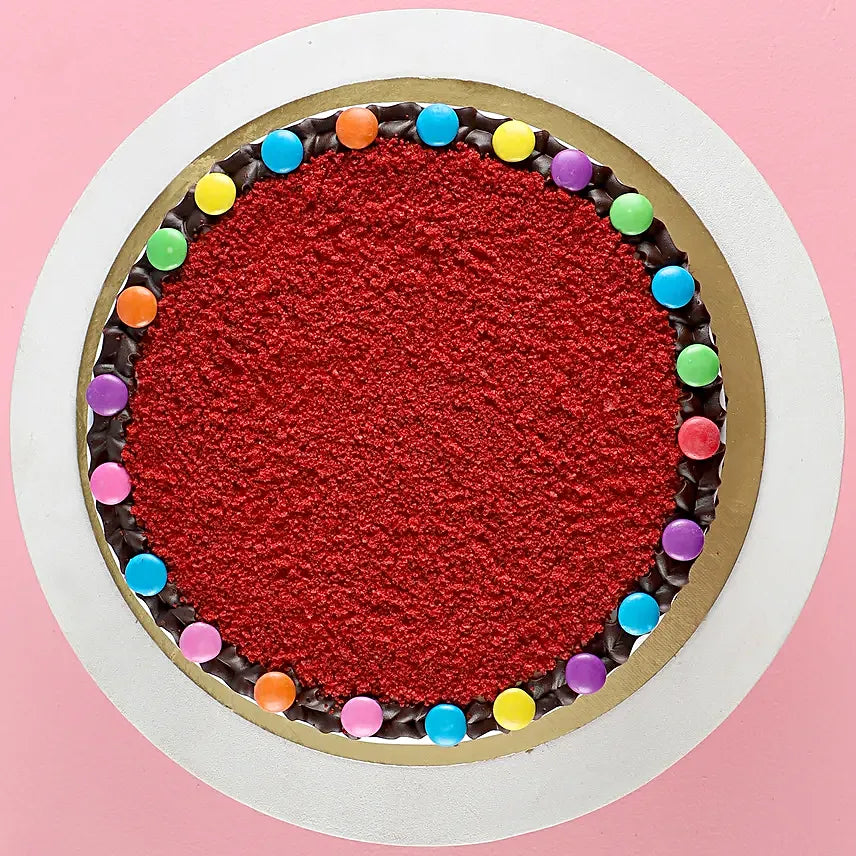 Red Velvet Gems Cake