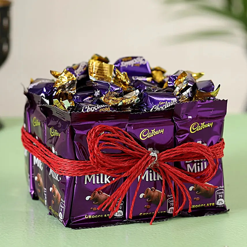 Sweet Offerings Choclairs Dairy Milk Vase