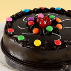 Swirl Of Gems Truffle Cake