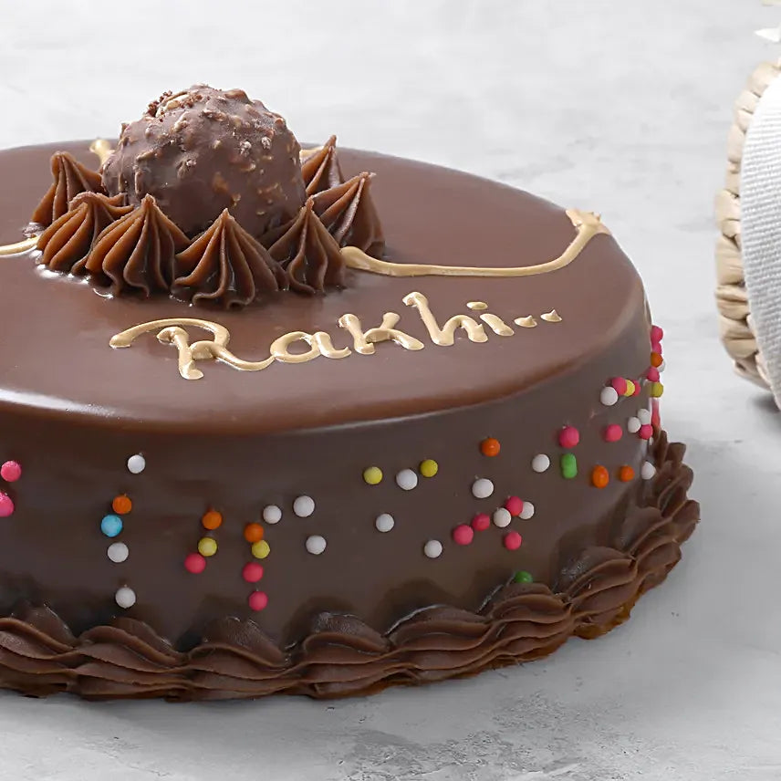 Truffle Love Rakhi Cake